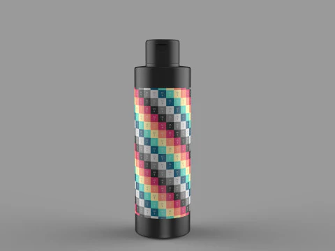 Cosmetic Bottles 3D Model