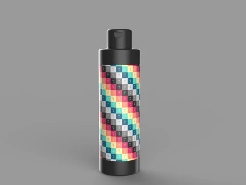 Cosmetic Bottles 3D Model