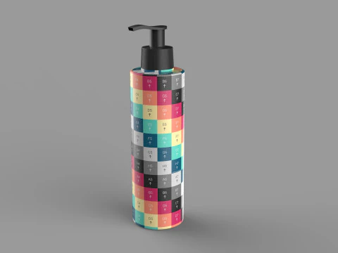 Cosmetic Bottles 3D Model