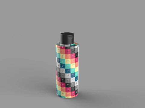 Cosmetic Bottles 3D Model