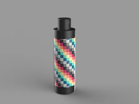 Cosmetic Bottles 3D Model