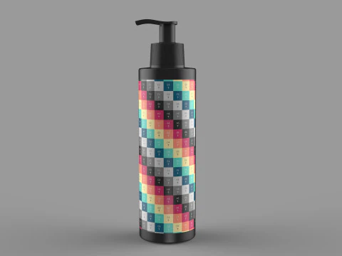 Cosmetic Bottles 3D Model