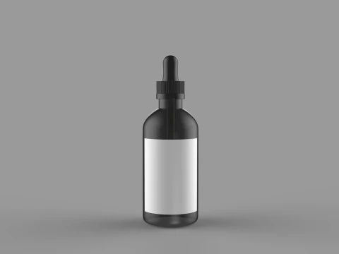 Cosmetic Bottles 3D Model