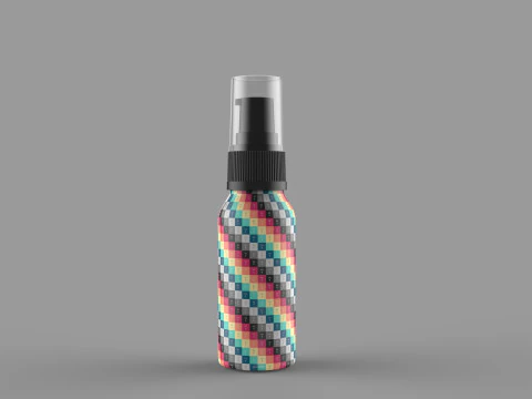 Cosmetic Bottles 3D Model