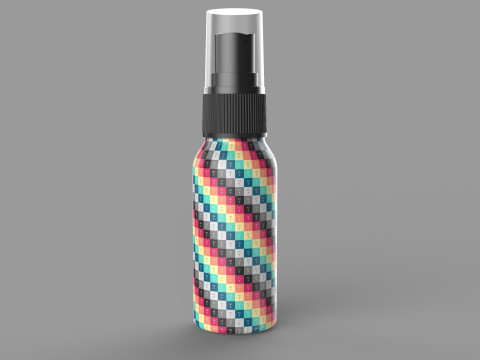 Cosmetic Bottles 3D मॉडल