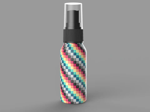 Cosmetic Bottles 3D Model