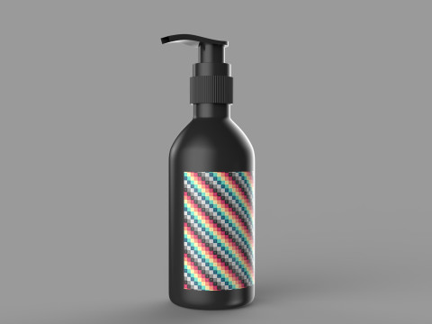 Cosmetic Bottles 3D मॉडल