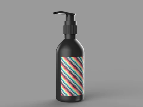 Cosmetic Bottles 3D Model