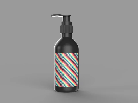 Cosmetic Bottles 3D Model
