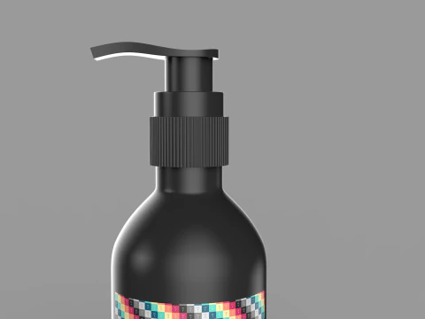 Cosmetic Bottles 3D Model