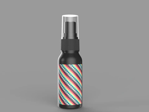 Cosmetic Bottles 3D Model