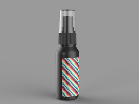 Cosmetic Bottles 3D मॉडल