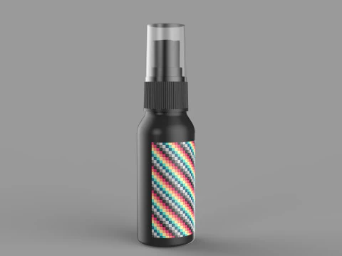 Cosmetic Bottles 3D Model