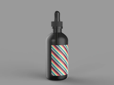 Cosmetic Bottles 3D Model