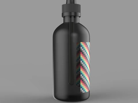 Cosmetic Bottles 3D Model