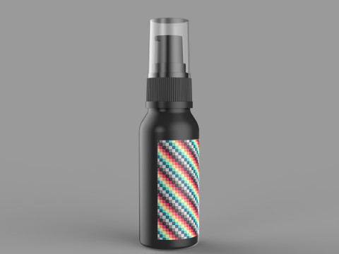 Cosmetic Bottles 3D मॉडल