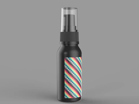 Cosmetic Bottles 3D Model