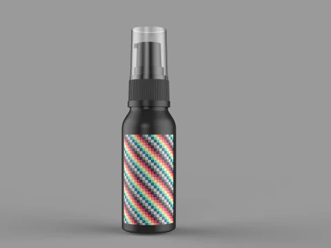 Cosmetic Bottles 3D Model