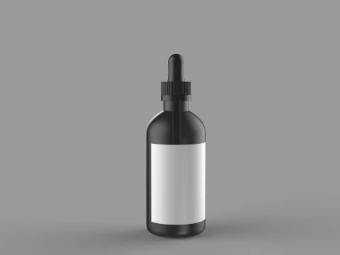 Cosmetic Bottles 3D Model
