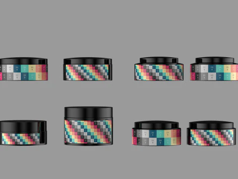 포장용기 3D 모델