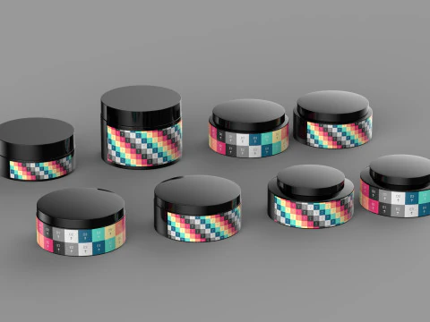 포장용기 3D 모델