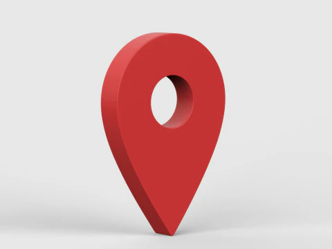 Kartenzeiger 3D Modell