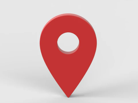 지도 포인터 3D 모델