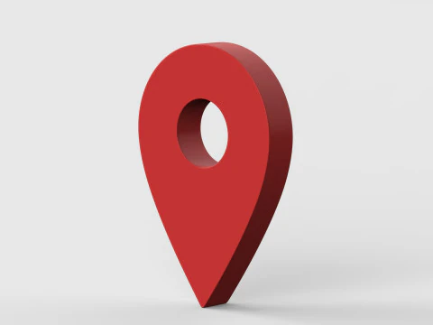 지도 포인터 3D 모델