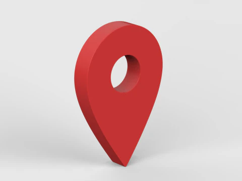 지도 포인터 3D 모델