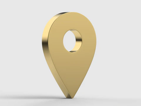 지도 포인터 3D 모델