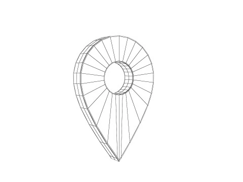 지도 포인터 3D 모델