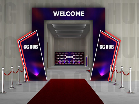 Event stage design 3D Model