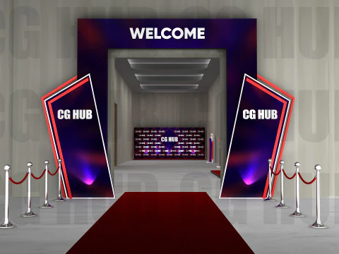 Event stage design 3D Model