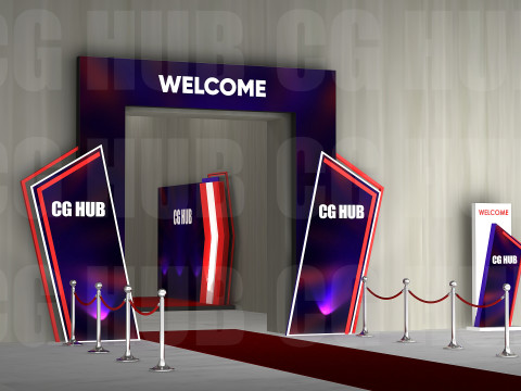 Event stage design 3D Model