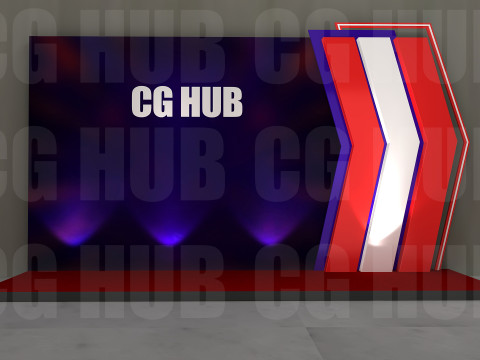 Event stage design 3D Model