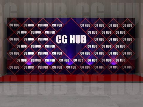 Event stage design 3D Model