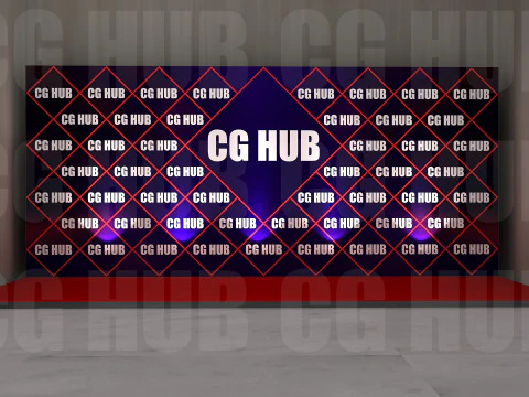 Event stage design 3D Model