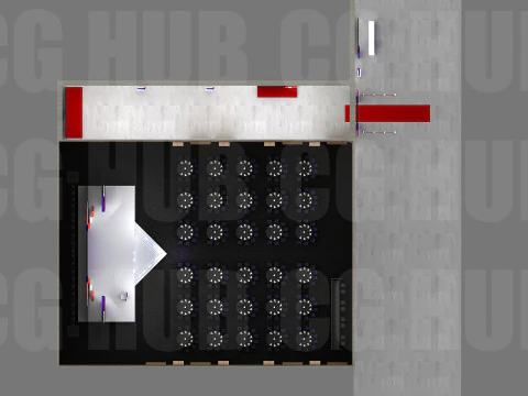 Event stage design 3D Model