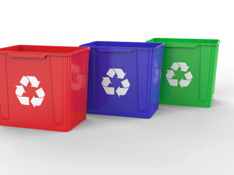 Riciclare la cassa Modello 3D