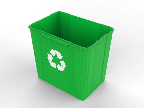 Riciclare la cassa Modello 3D