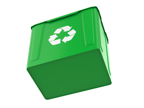 Recycle Crate Model 3D