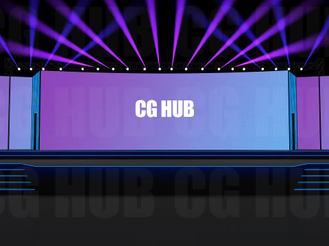 Event stage design 3D Model