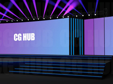 Event stage design 3D Model