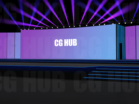 Event stage design 3D Model