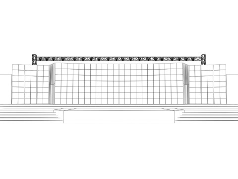 Event stage design 3D मॉडल
