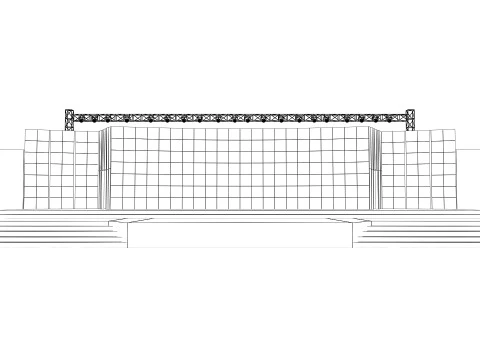 Event stage design 3D Model