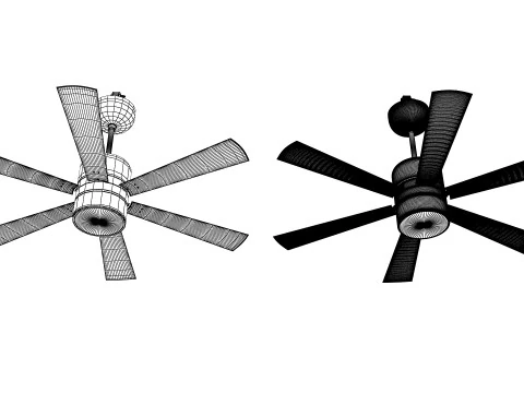 Ceiling Fan 3D Model