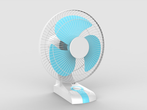 Table Fan Modello 3D