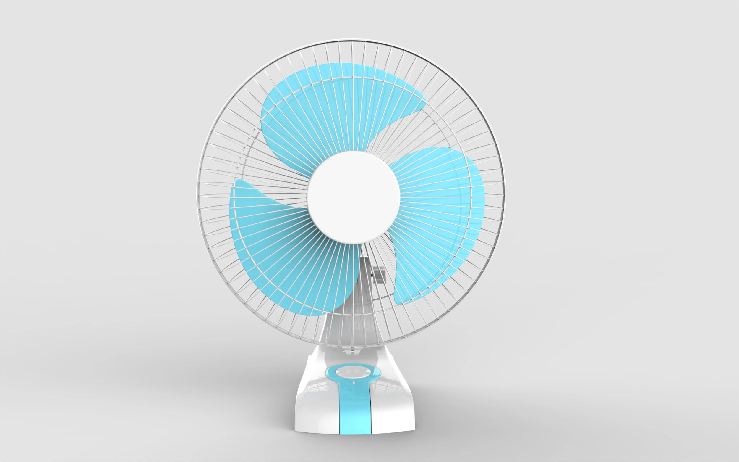 Table Fan 3D Model .c4d .max .obj .3ds .fbx .stl .blend 