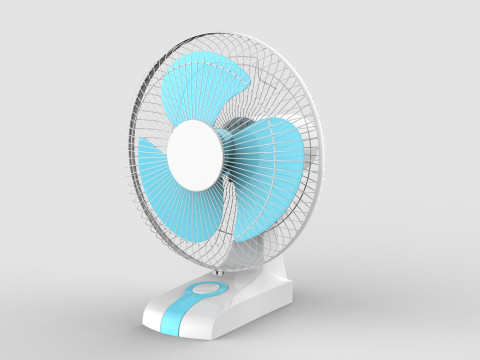 Table Fan Modello 3D